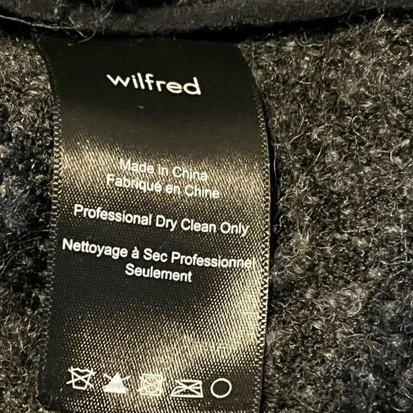 Aritzia Wilfred | Wool Blend Sweater Coat | Size S - Picture 4 of 8